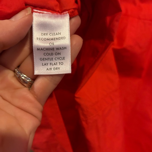 Apiece Apart Red Snap Button Dress - Picture 3 of 8